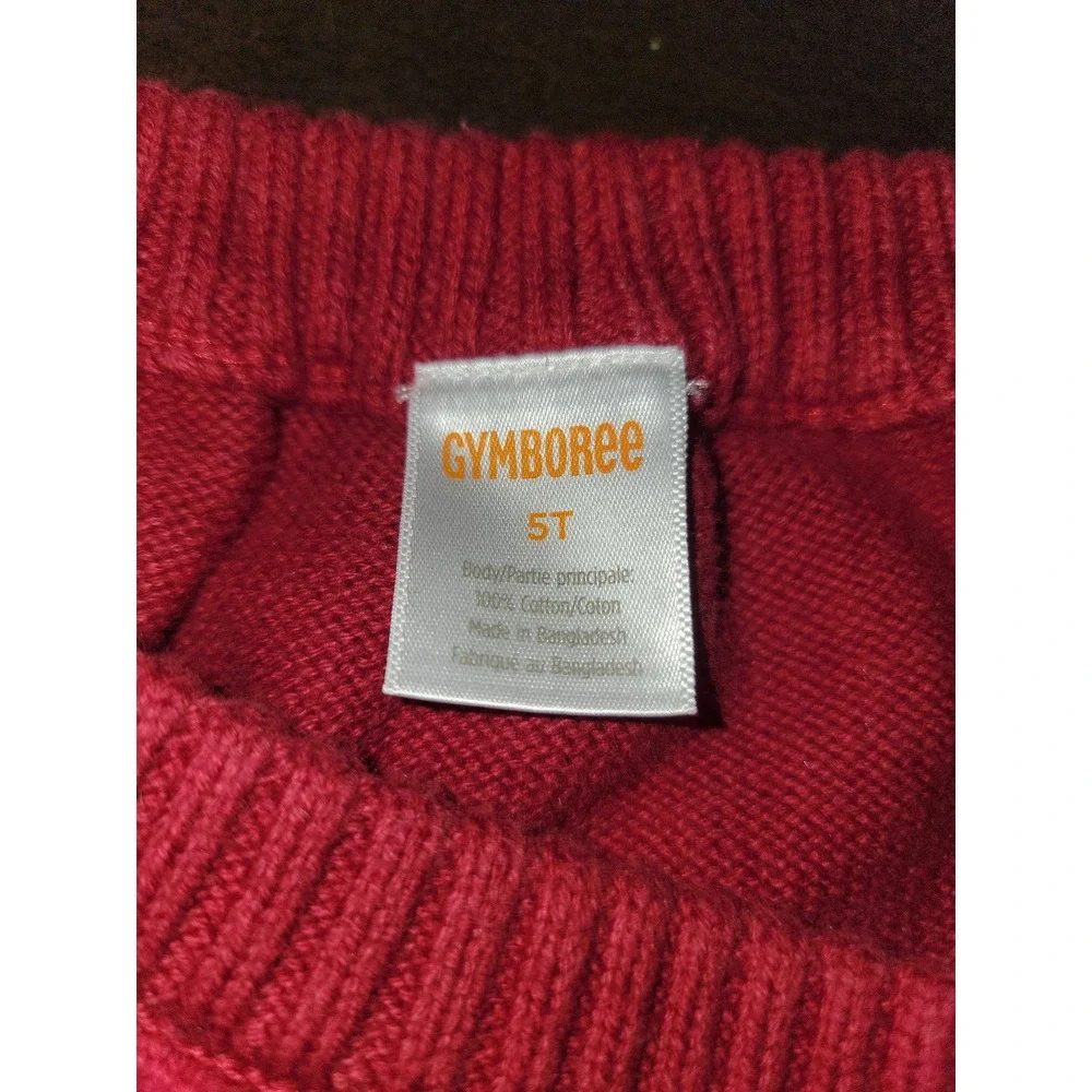 Gymboree Christmas cabin gingerbread man sweater skirt‎ size 5t